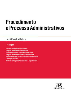 cover image of Procedimento e Processo Administrativos--13ª Edição